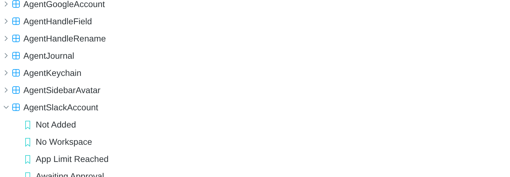 The Slack card on an agent's page: the agent's own Slack app, marked Added, with its handle @miles and a note that anyone in the workspace can DM it or mention it in a channel.